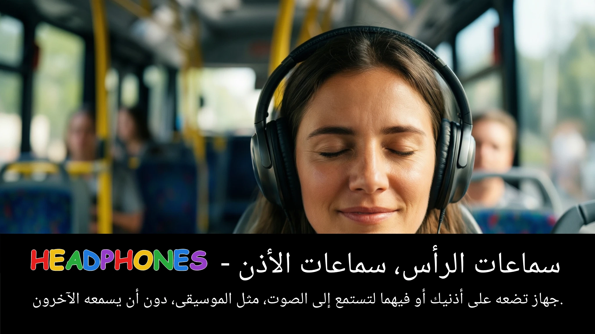 Arabic Illustration for headphones
